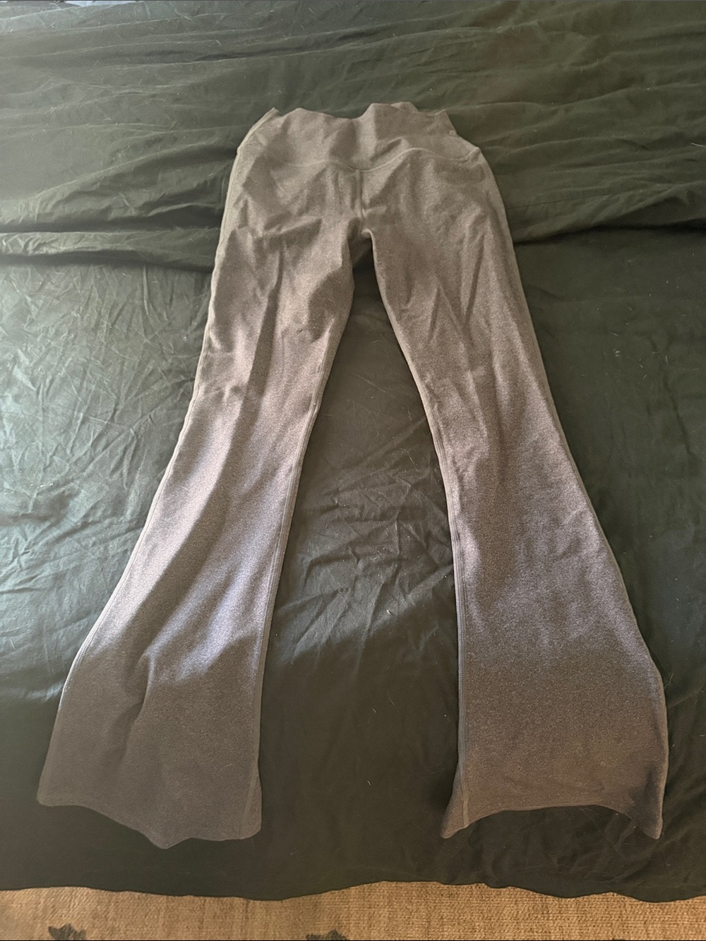Splits59 Taupe Flared Knit Pants
